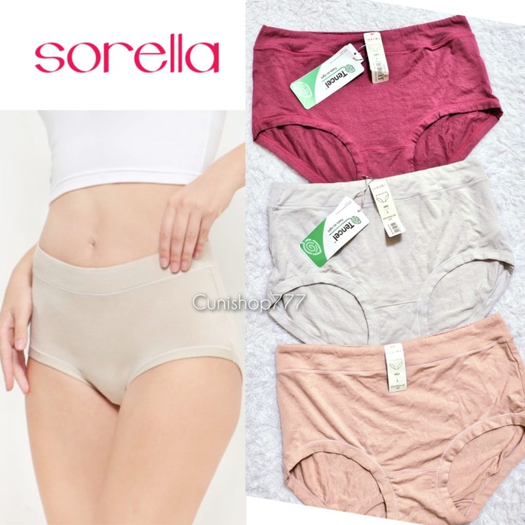 PANTY SORELLA CLOUDSOFT MIDI TENCEL M L XL MODAL CD WANITA PANTY POLOS SUPERSOFT S20-073005