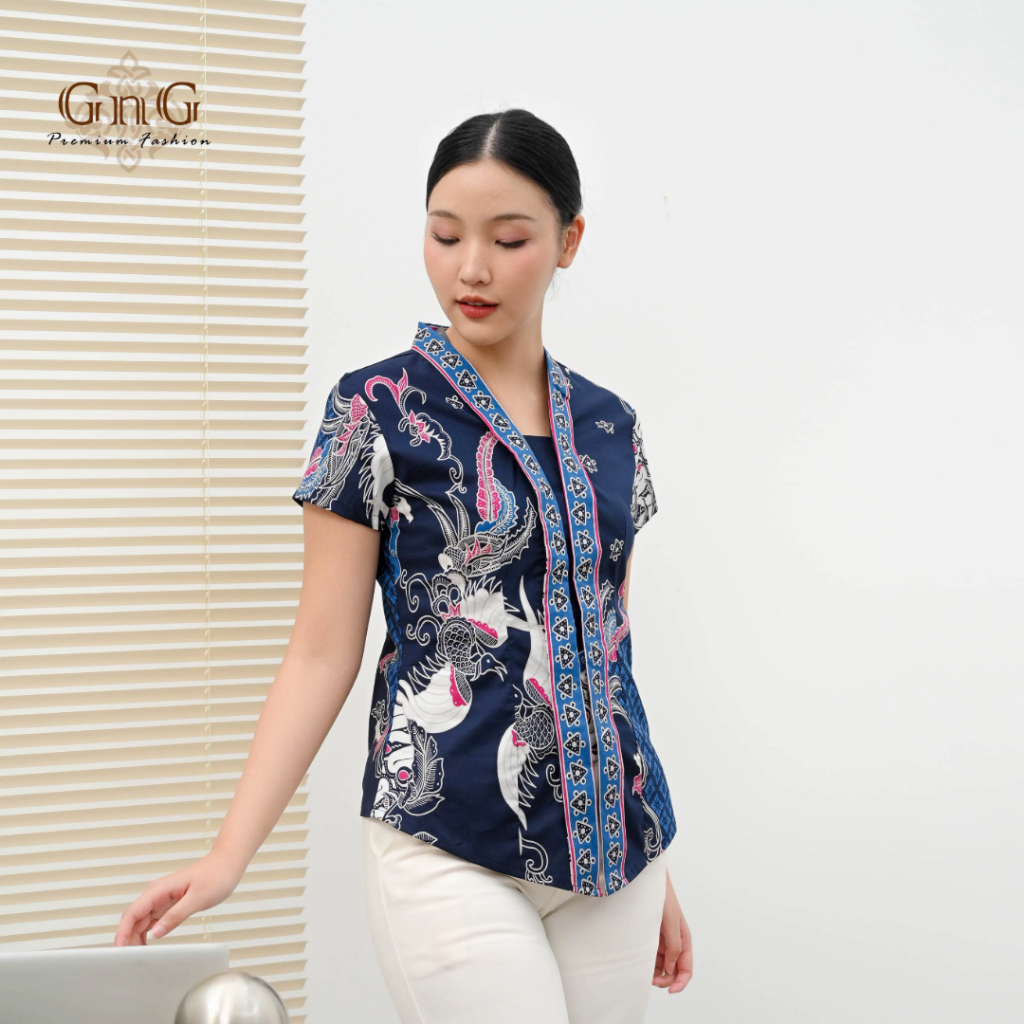 336 GUS/ Atasan Batik / Batik wanita Standart - super Jumbo (S-XXL)/ Blouse Batik/ Batik Kutu Baru/ 