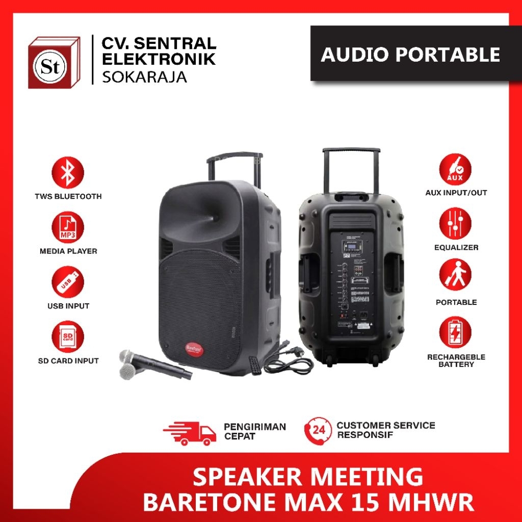 SPEAKER BARETONE 15 MHWR