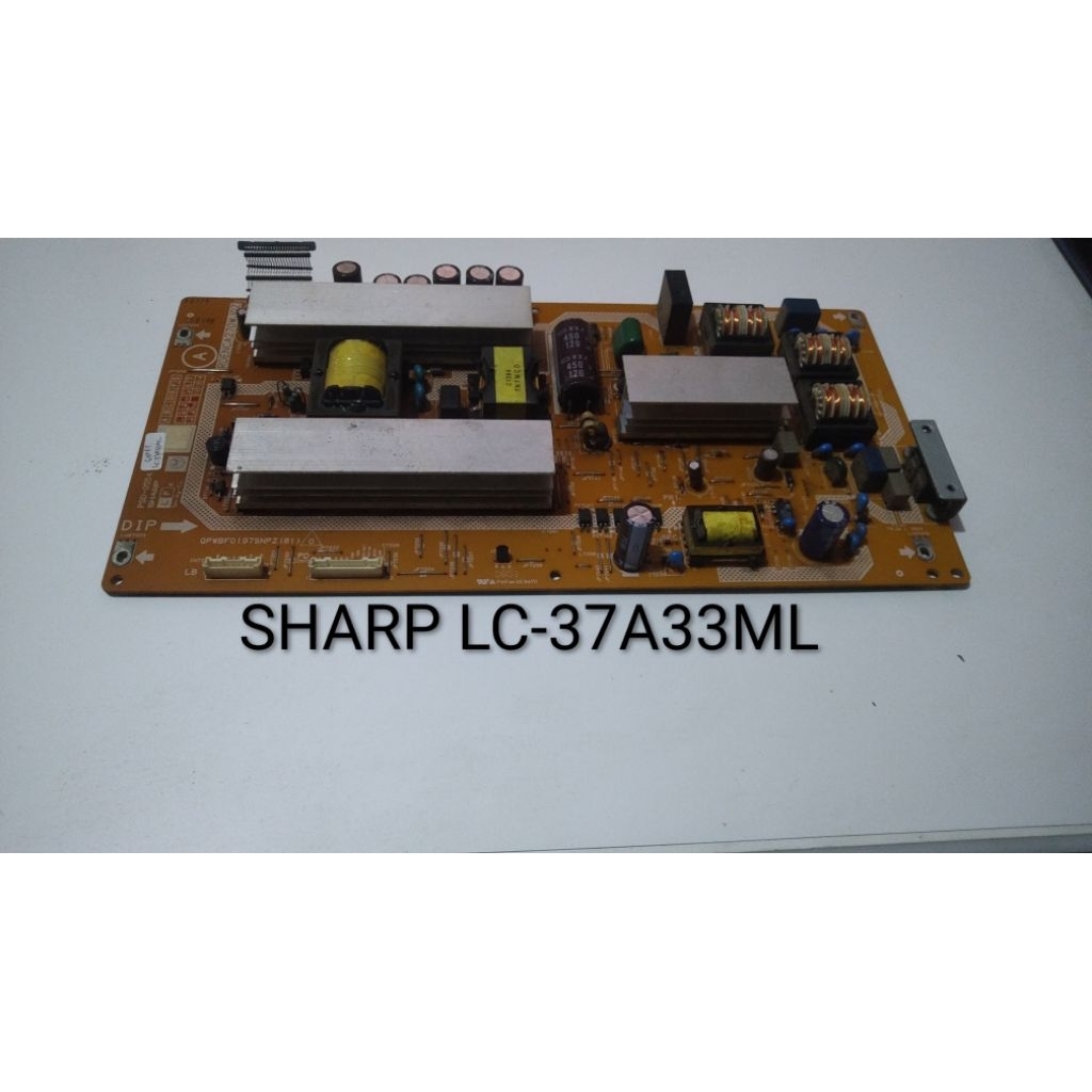 Psu tv sharp lc-37a33ml power supply tv sharp lc-37a33ml