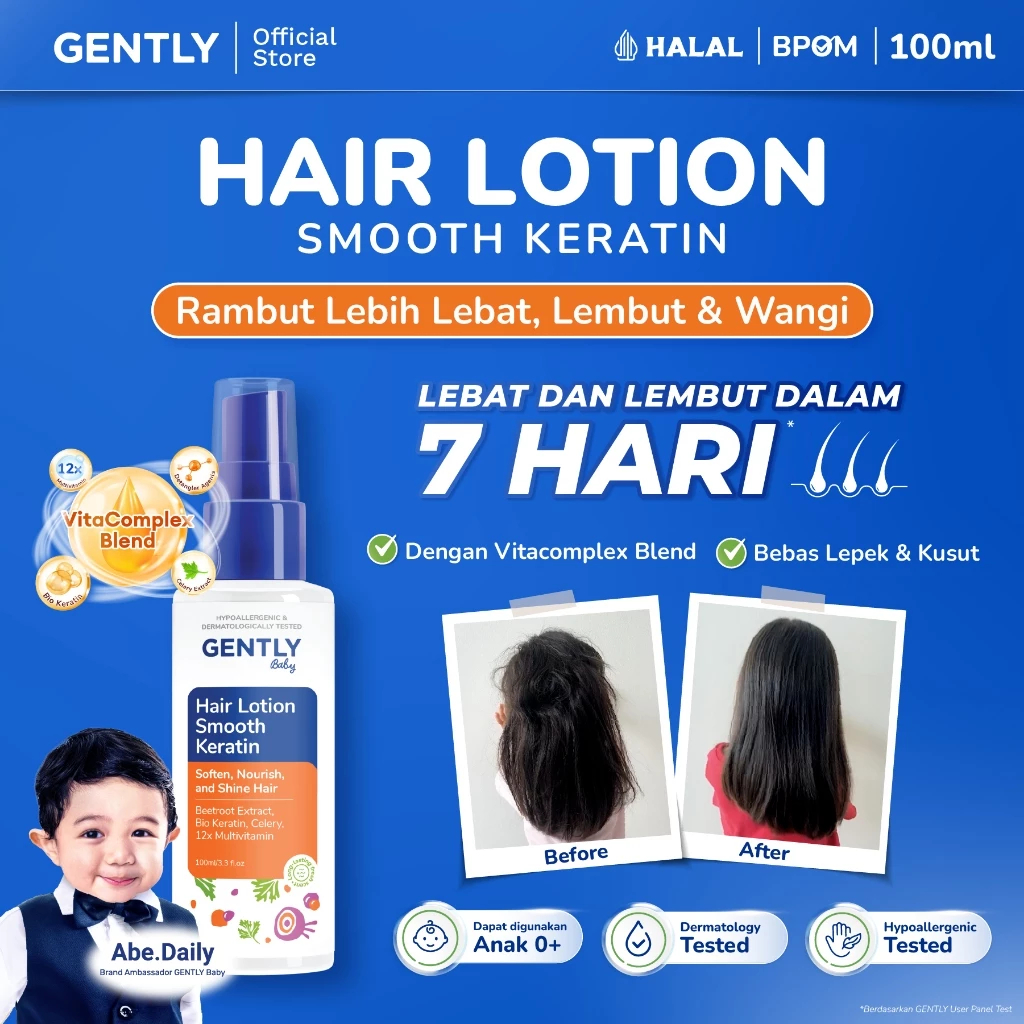Gently Baby Hair Lotion 100 ml | Hair Lotion Baby