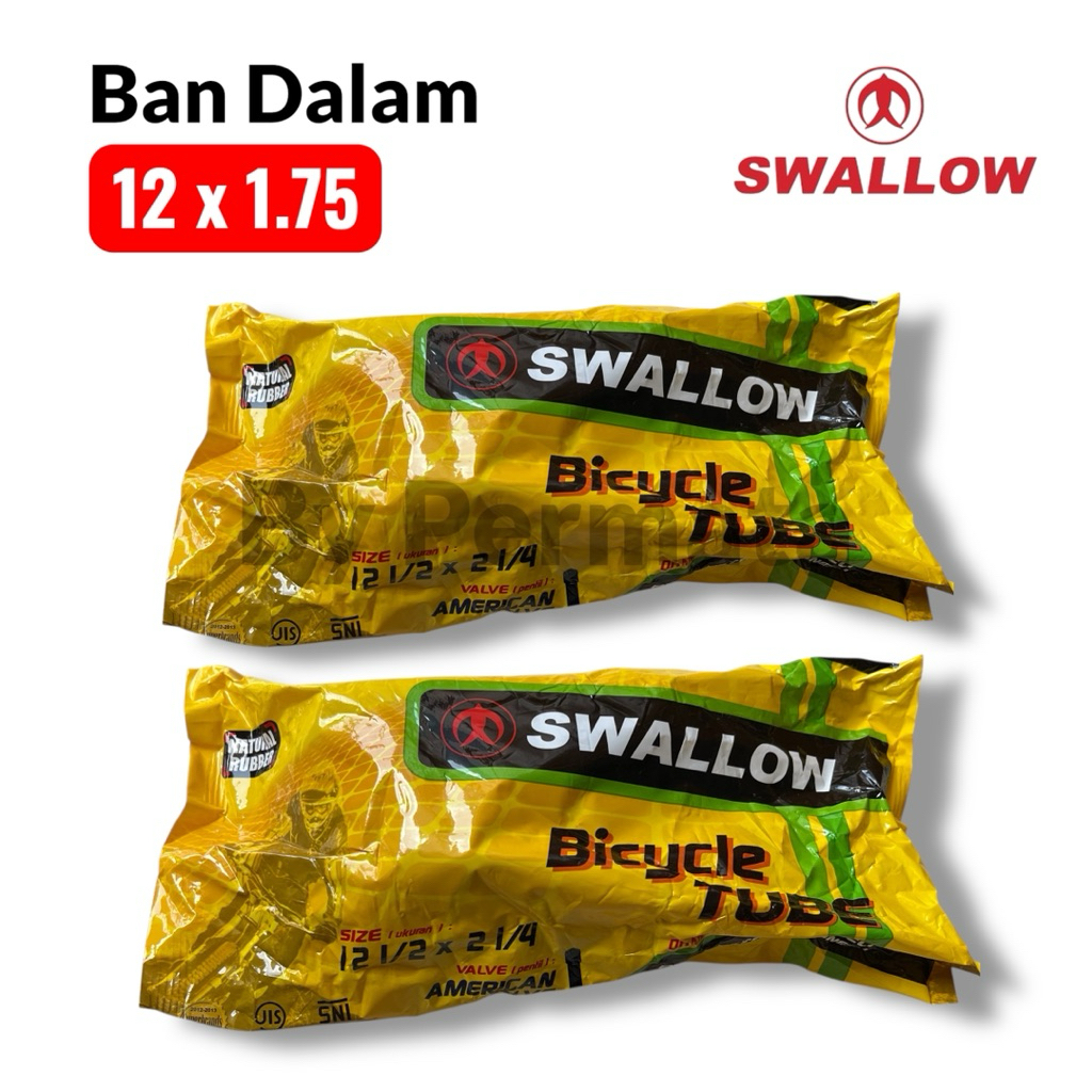 Ban Dalam Ukuran 12 x 1.75 Swallow
