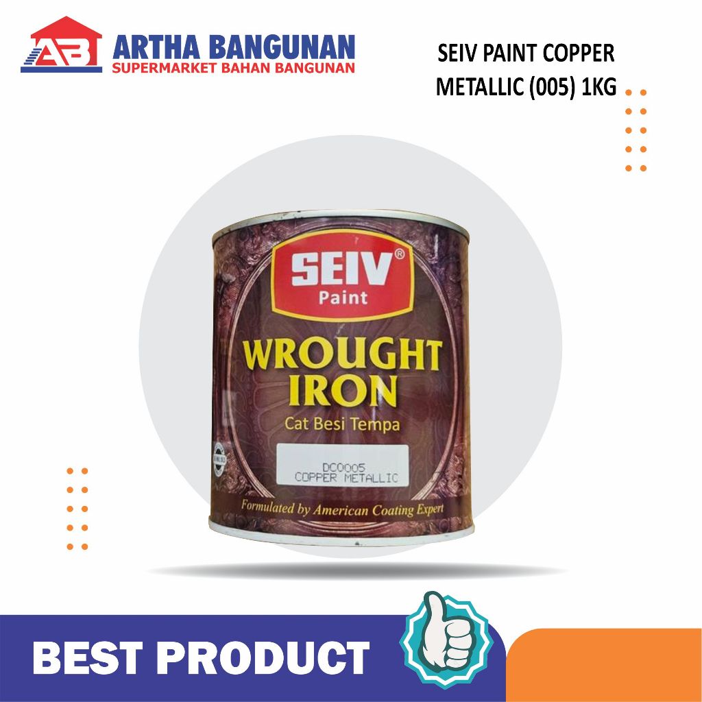 SEIV PAINT WROUGHT IRON COOPER/GOLD METALIC (005) CAT BESI 1KG