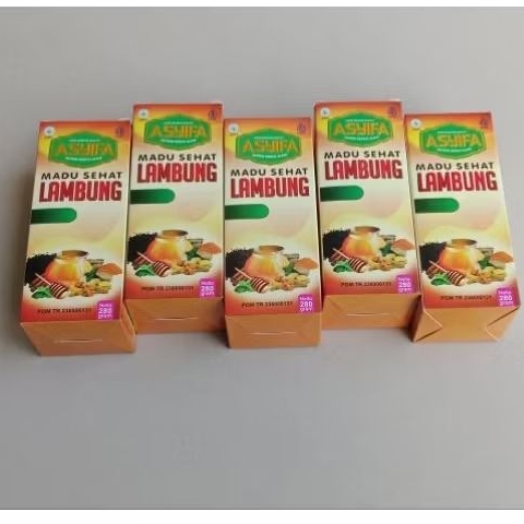 PAKET 5 BOTOL | MADU SEHAT LAMBUNG ASYIFA | MADU LAMBUNG | MADU LAMBUNG SEHAT | MADU LAMBUNG ASYIFA 