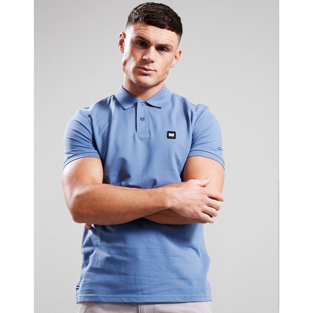 Weekend Offender Barnum Polo Shirt (Cadet Blue) Original