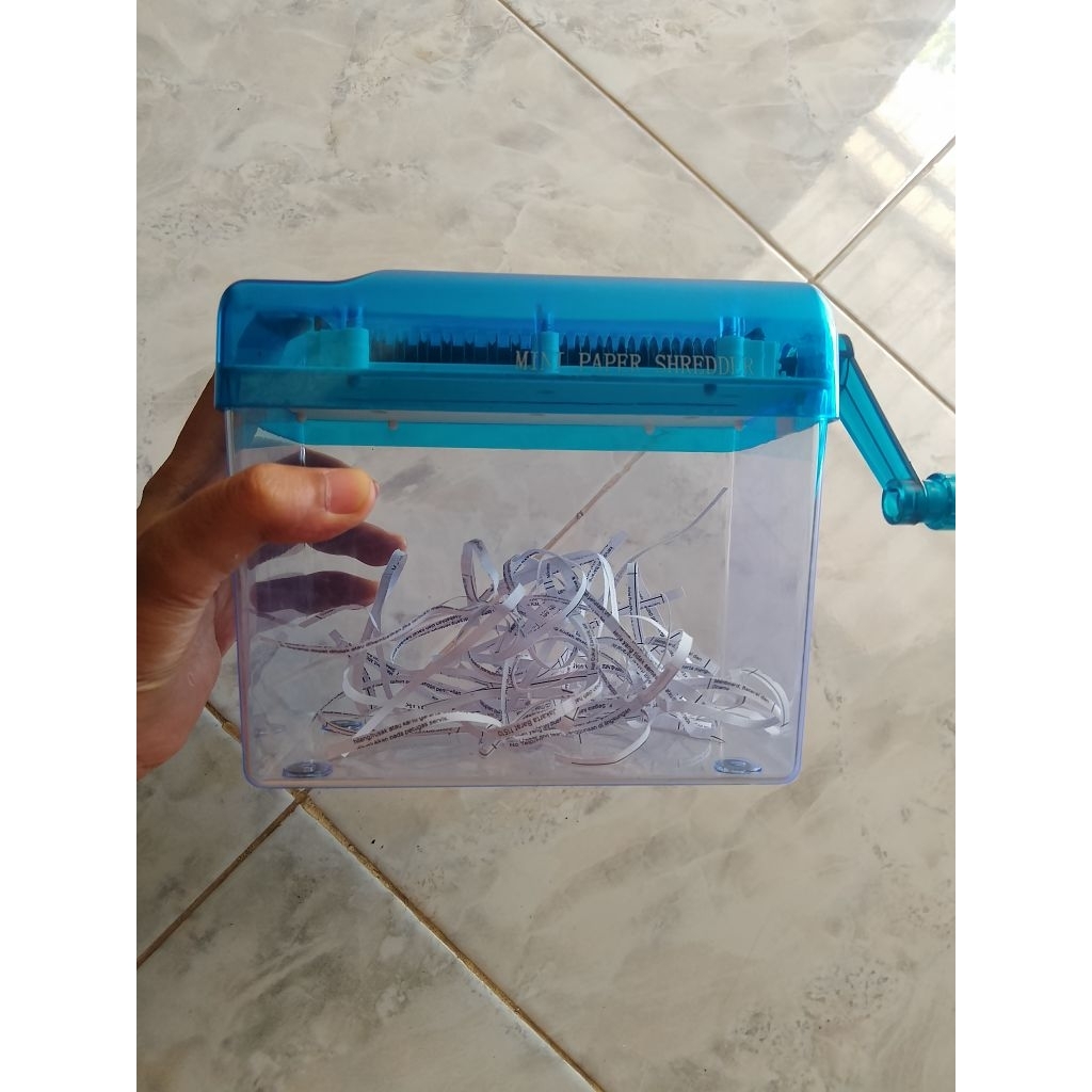 alat potong kertas manual paper shredder manual (preloved)