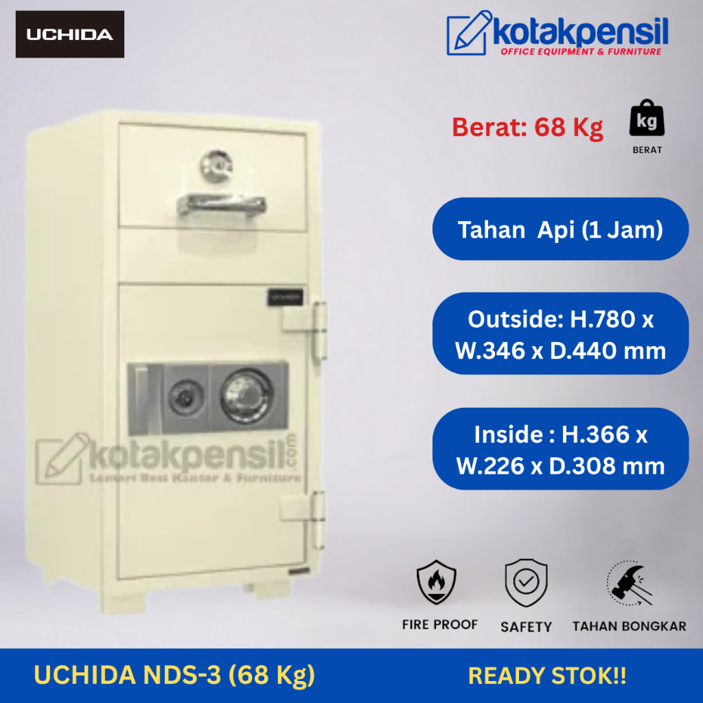 Brankas UCHIDA NDS 3 | Brankas Uang | Brankas Besi