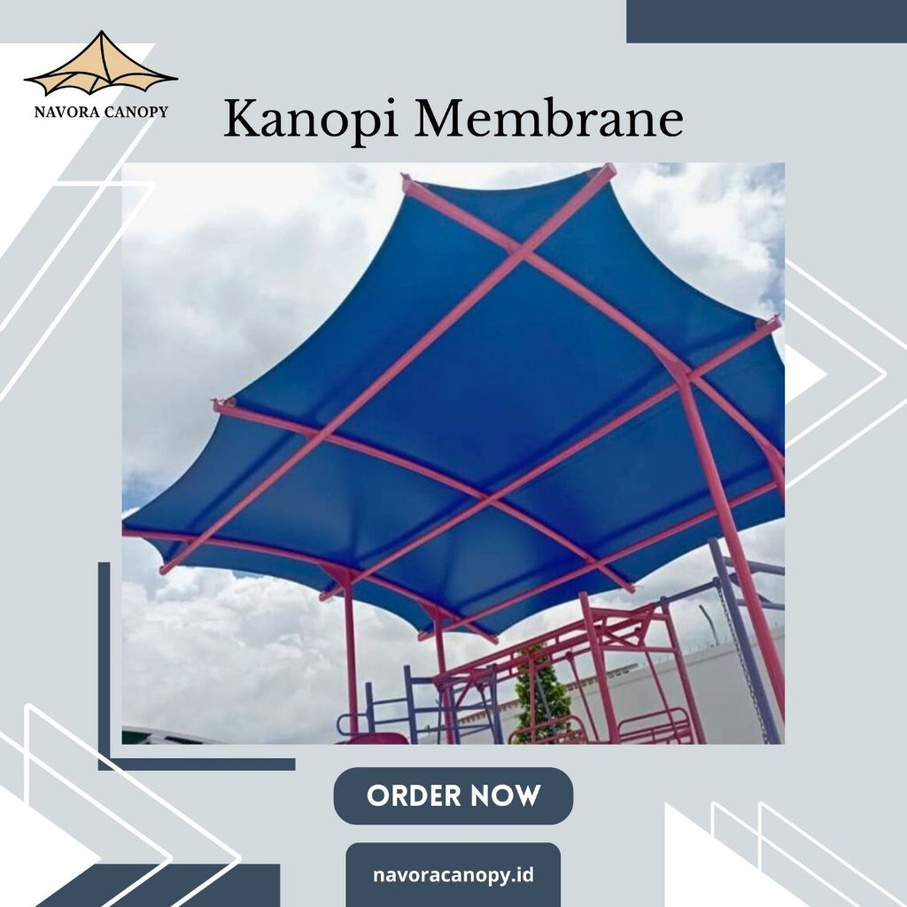 Kanopi Membran Agtex – Bahan membran lokal premium awet, harga terjangkau berkualitas.