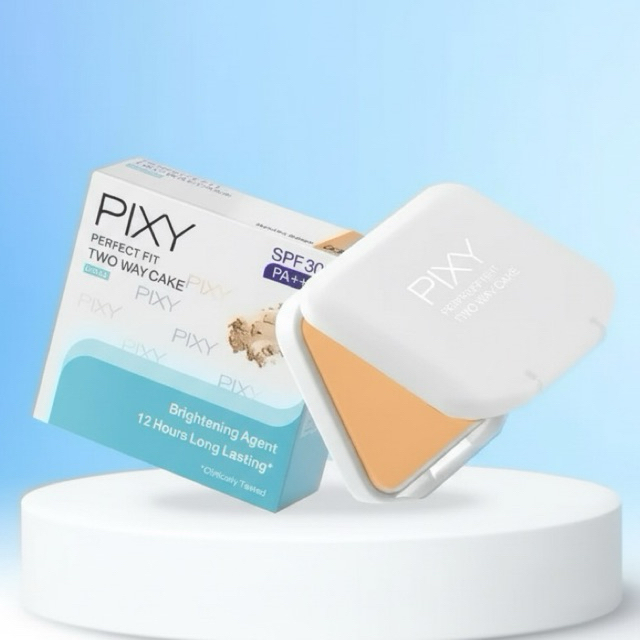 {𝐆𝐀𝐑𝐔𝐓} PIXY Perfect Fit Two Way Cake Refill - Bedak Padat Pixy dengan Kandungan Foundation Mencerah