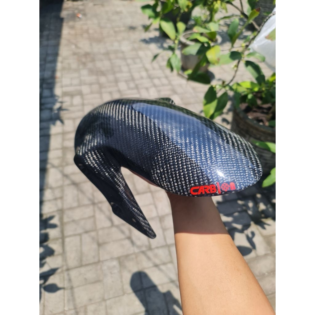 spakbor fender depan dry carbon karbon kevlar kawasaki Ninja 250SL 250 RR Mono Z250SL SL