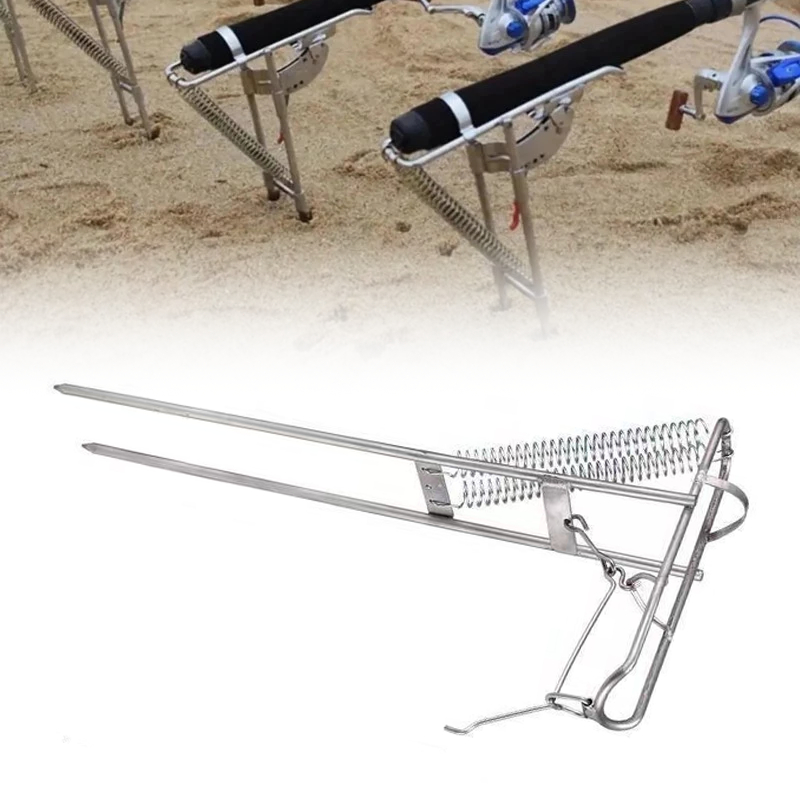 Bracket Joran Pancing Otomatis Dudukan Joran Pancing Baja Tahan Karat Spring Lifting Dudukan Pancing