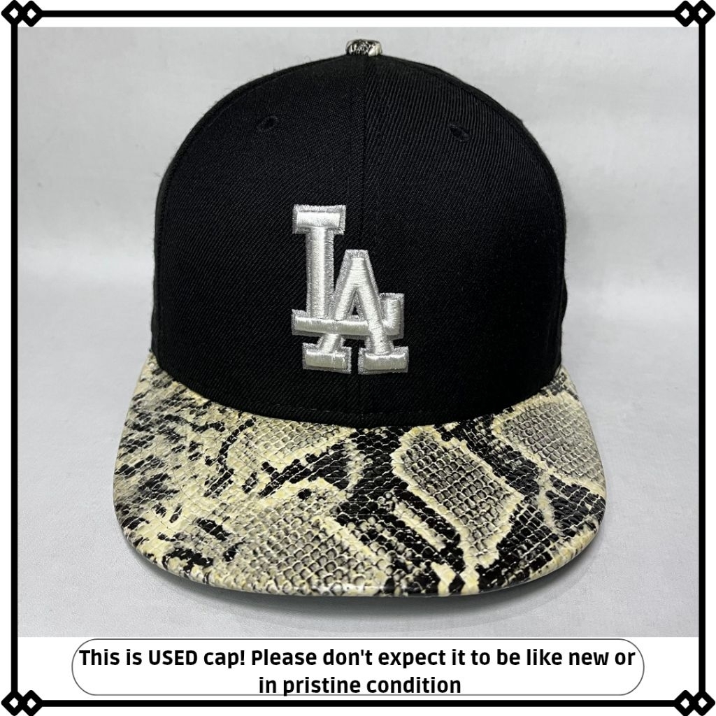 topi newera osfm MLB LA kulit second original setelan unisex
