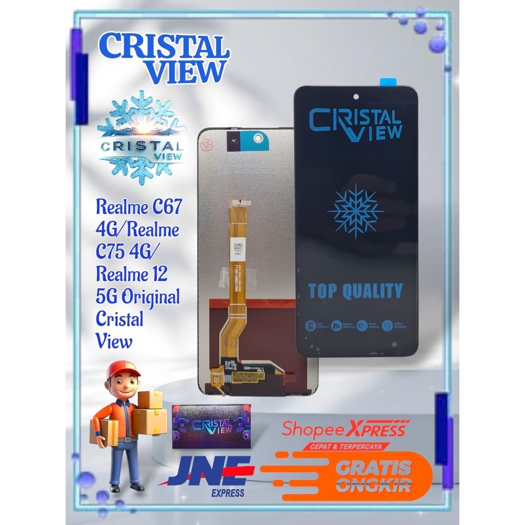 LCD TOUCHSCREEN REALME C67 4G/REALME C75 4G/REALME 12 4G/REALME 12X 5G/REALME 13 5G/NARZO 70X ORIGIN