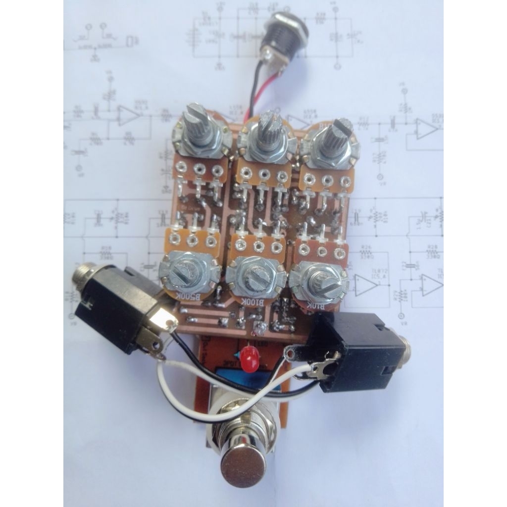 KIT EFEK GITAR OVERDRIVE FRIEDMAN BE OD