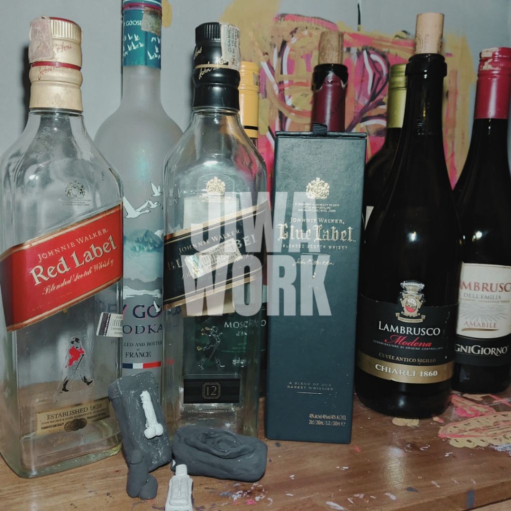 BOTOL MINUM tempat minum hiasan