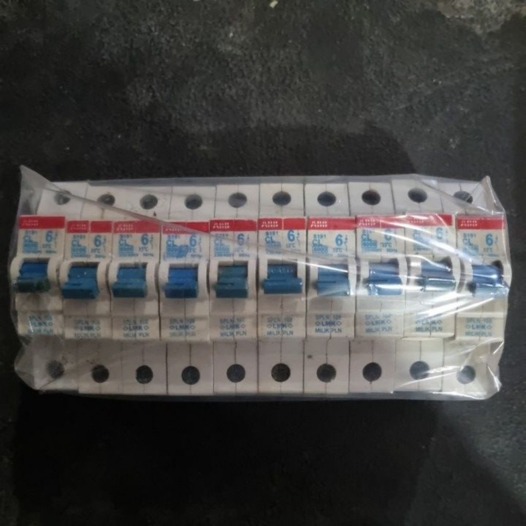 MCB ABB 1phase SPLN type s191 original SNI