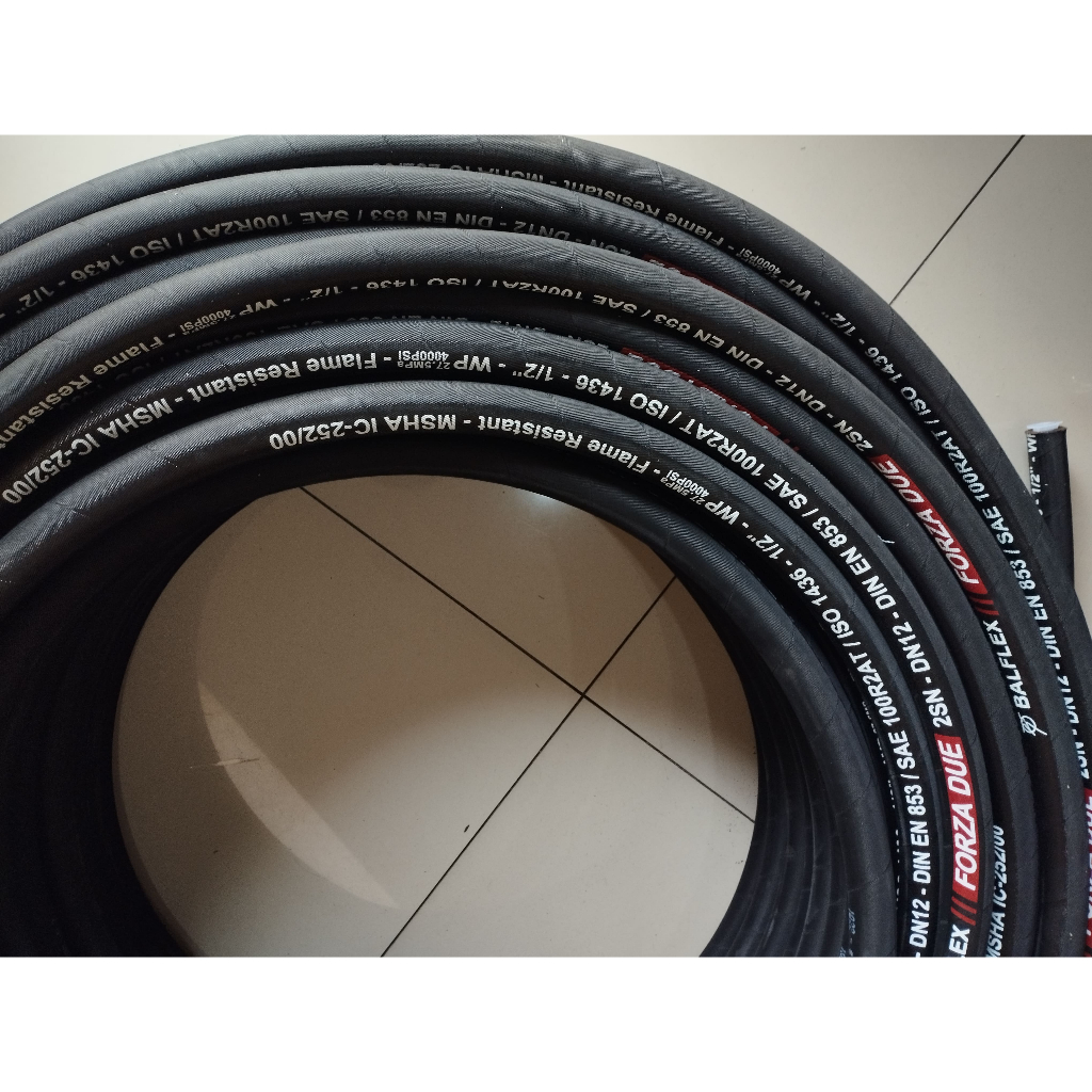 CUSTOM HOSE BALFLEX 1/2" R2, DN JIC - BSP