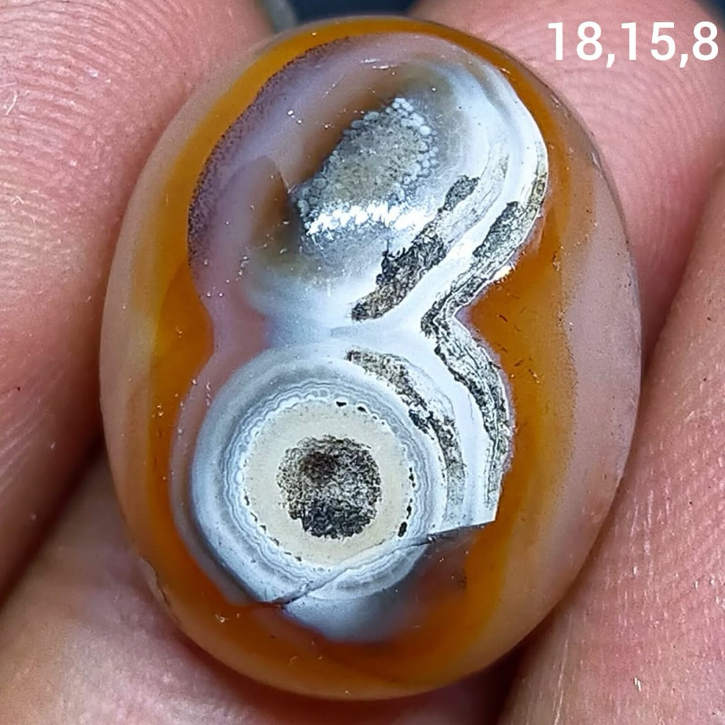 batu akik asli angka 8 antik top hq natural (asli alam)