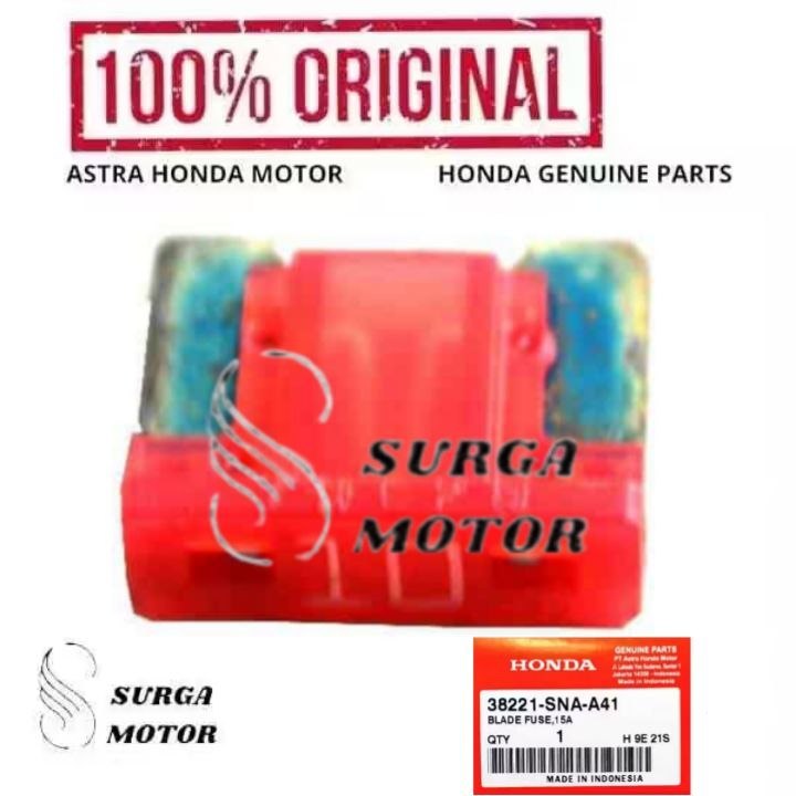 Sekring Fuse 10 Ampere Amper Sekering Motor ADV 160 K0WL BeAT Genio Monkey PCX Scoopy 2022 2023 2024