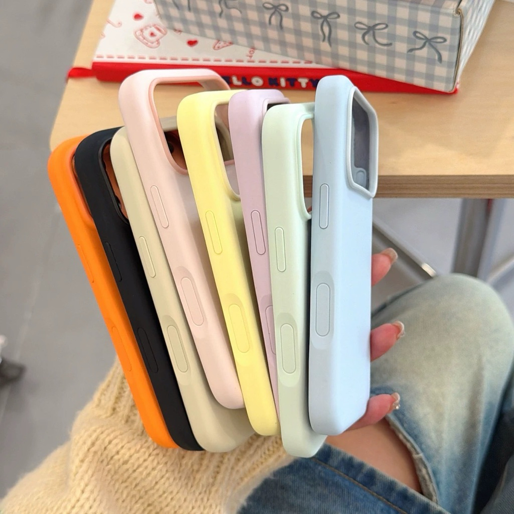 Case Warna Warni Iphone 13 14 15 16 17 Pro Max Plus Silicone Magnetic Magsafe casing