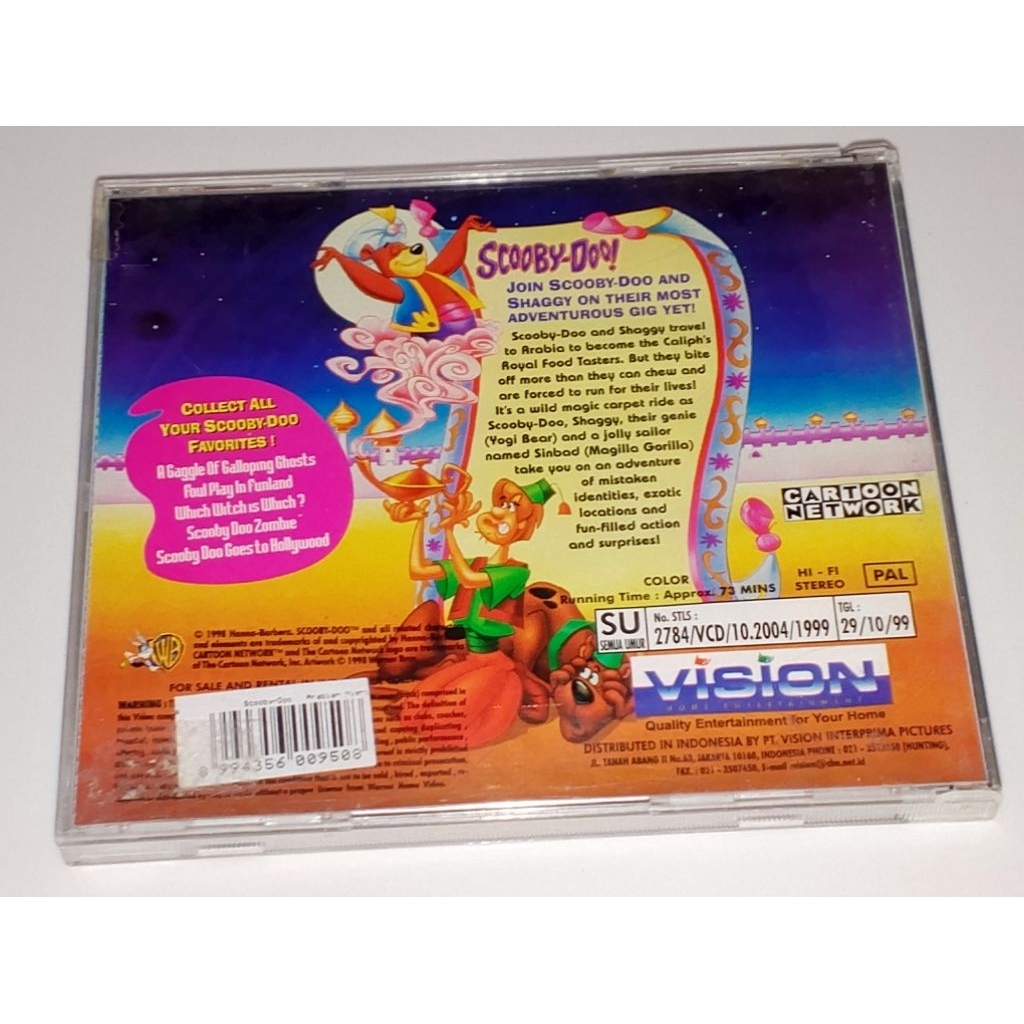 VCD Film Scooby Doo Arabian Nights Original