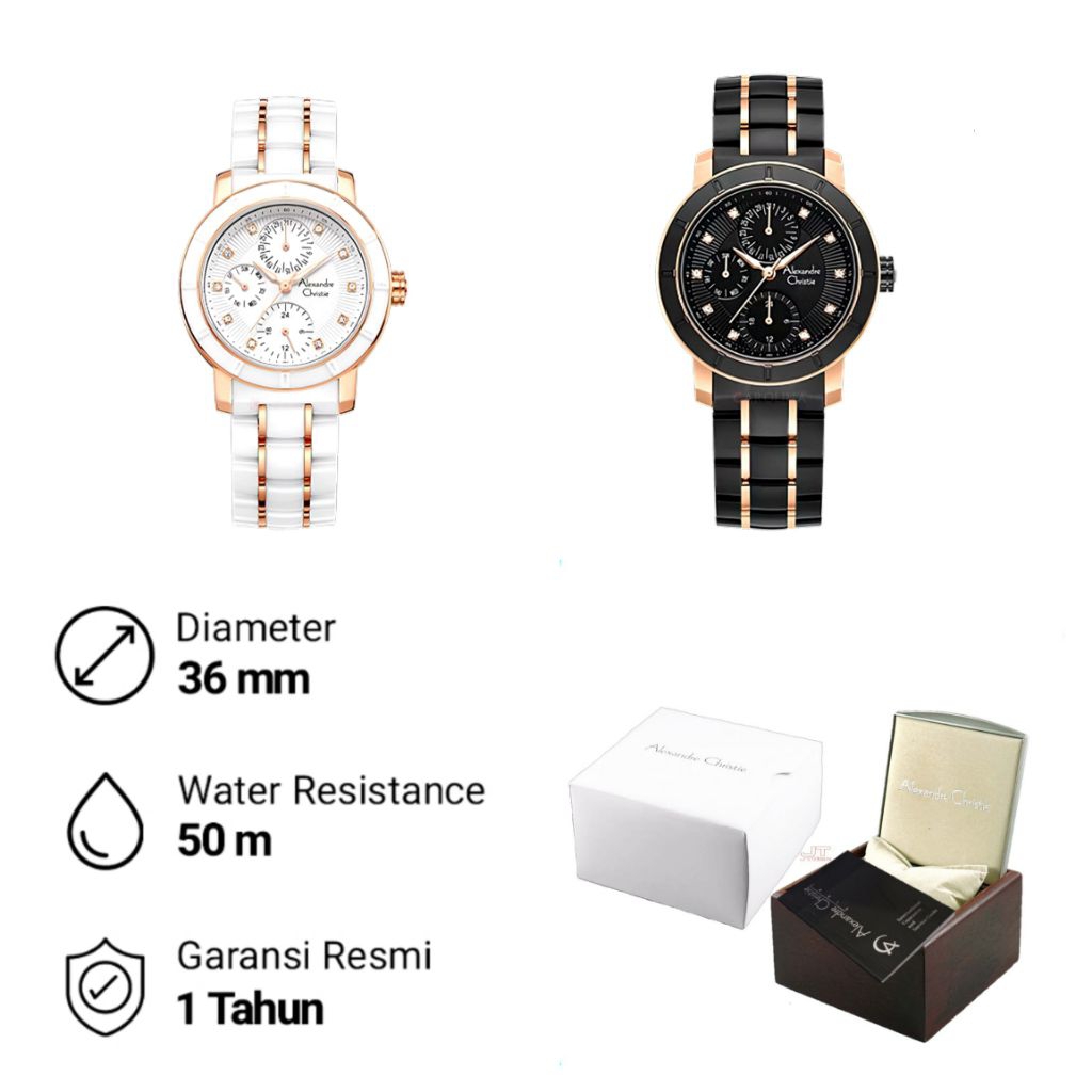 AC6292 Jam Tangan Wanita Alexandre Christie AC 6292 Original