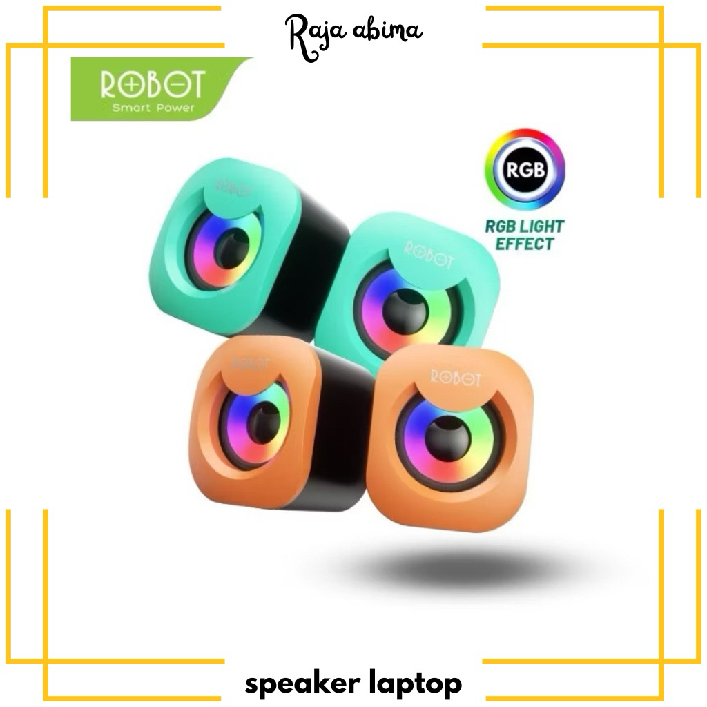 speaker laptop komputer robot rs180