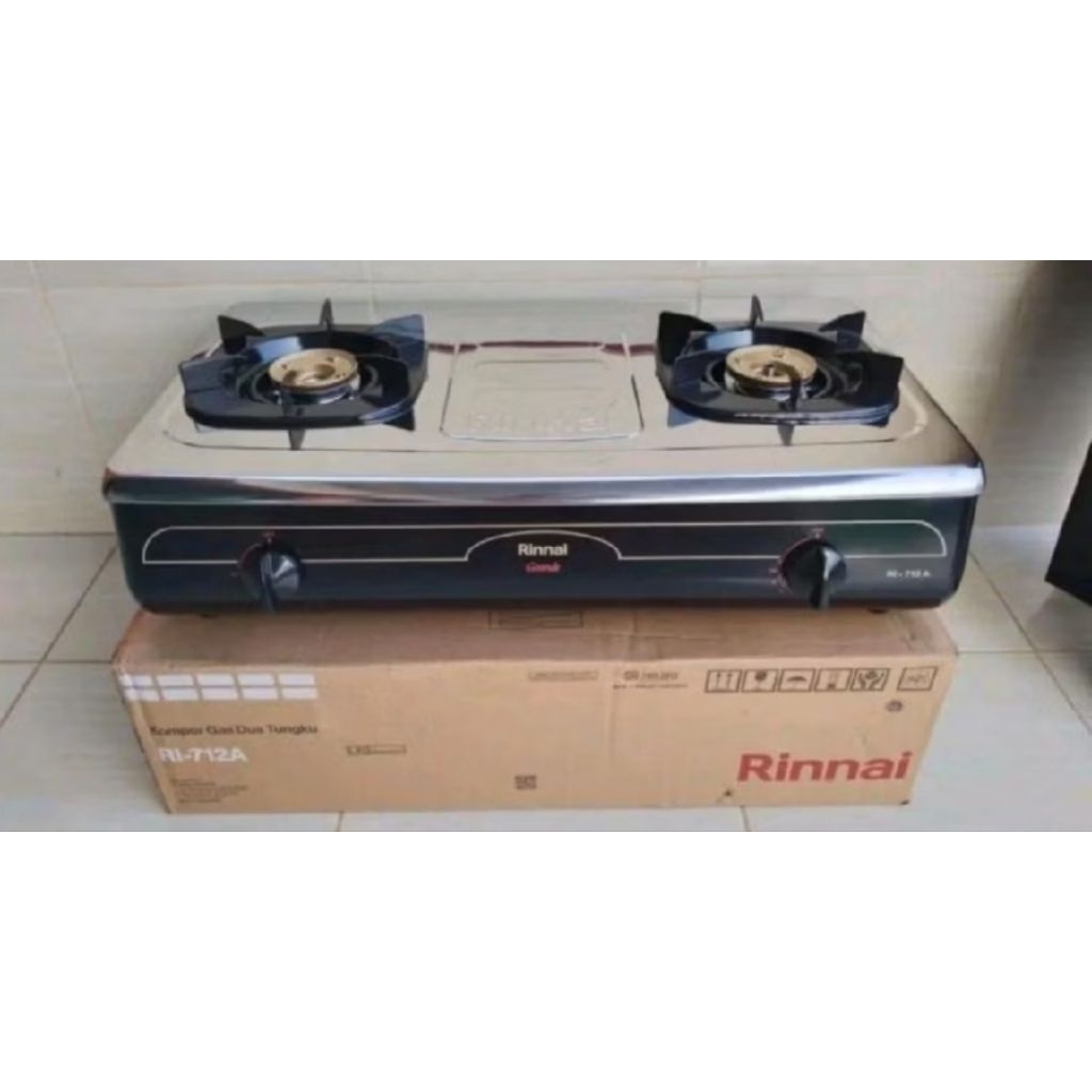 KOMPOR RINNAI 2 TUNGKU 712 A / KOMPOR RINNAI 712 A