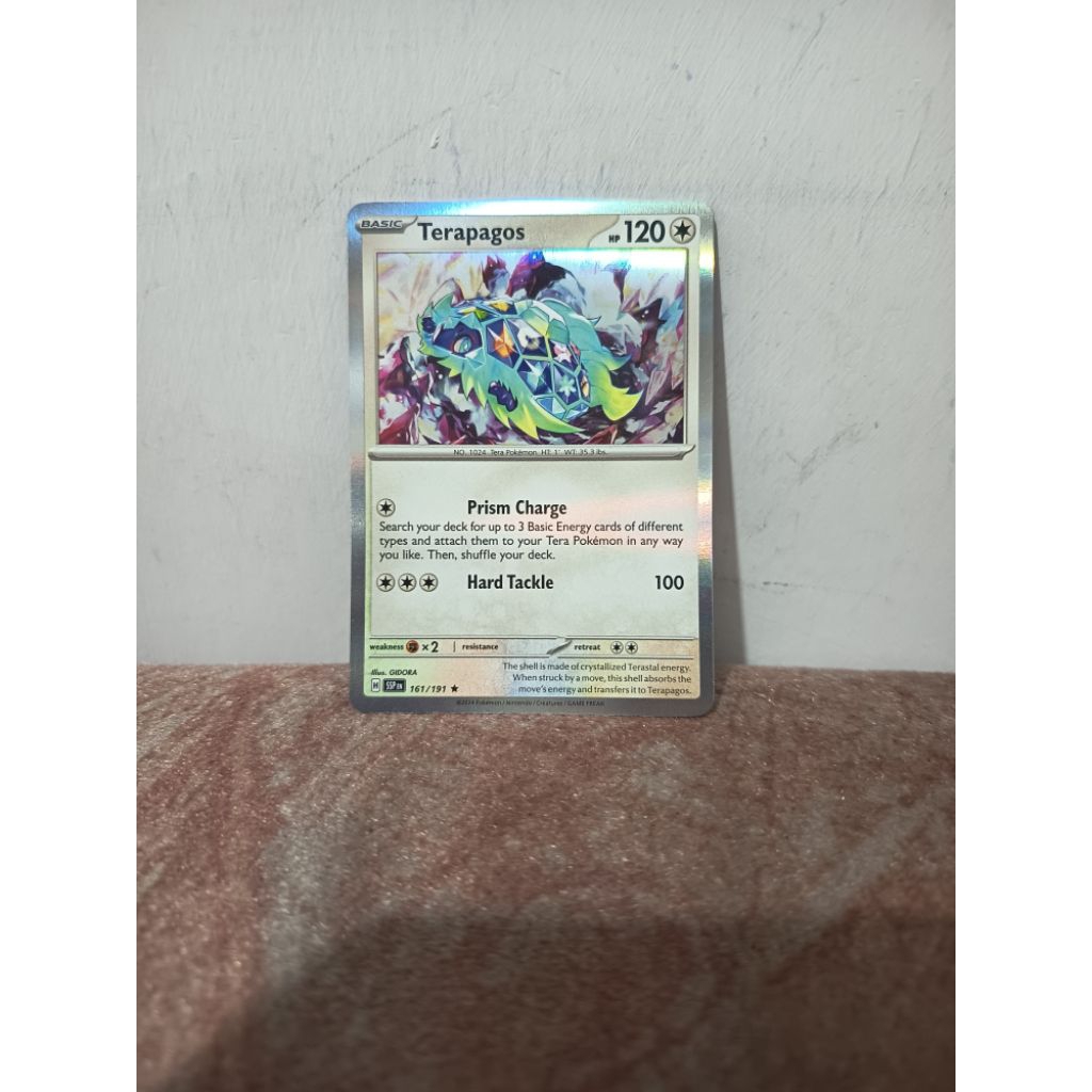 kartu pokemon TCG english original holo (terapagos)