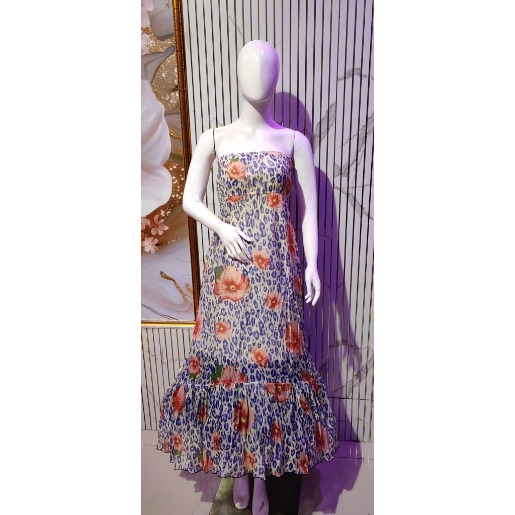dress pantai model kemben