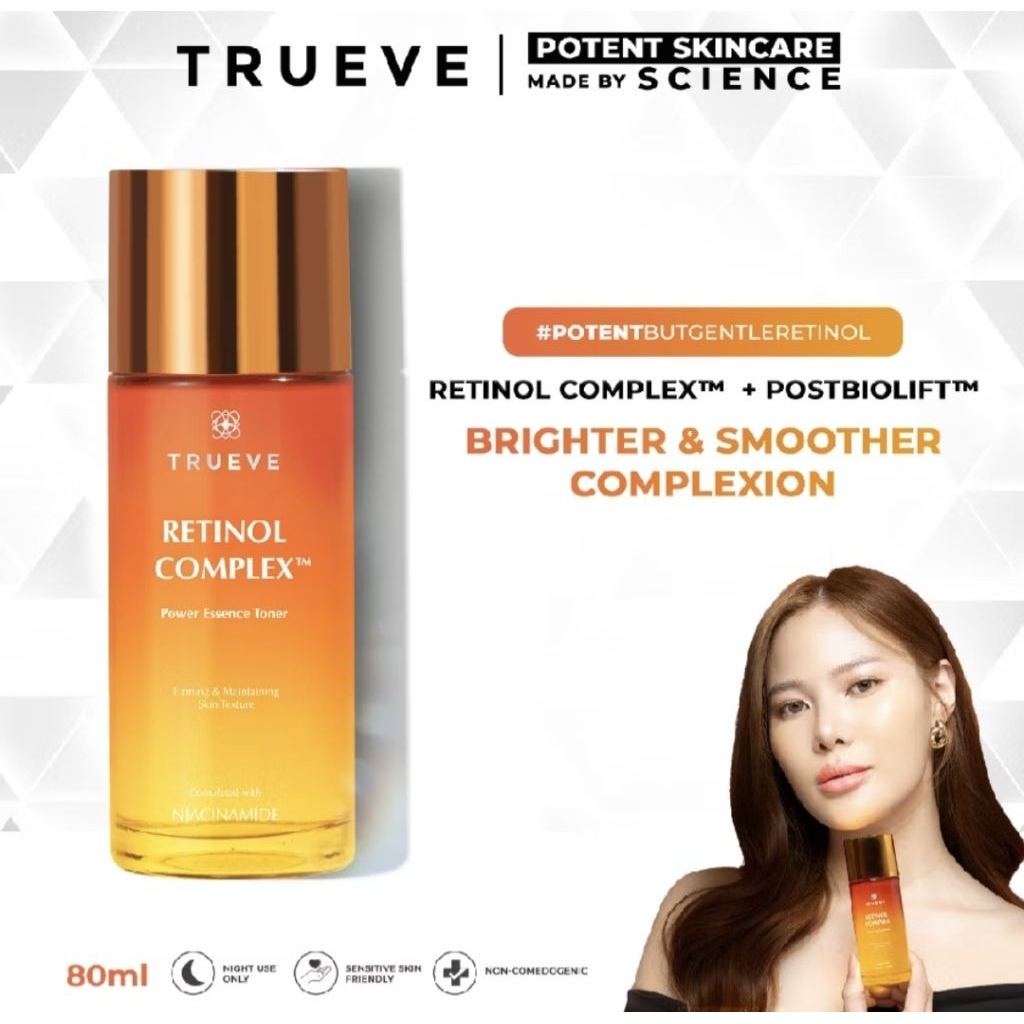NED New TRUEVE - Retinol Complex power essence toner trueve retinol 80ml trueve Powerful Toner 80ml 