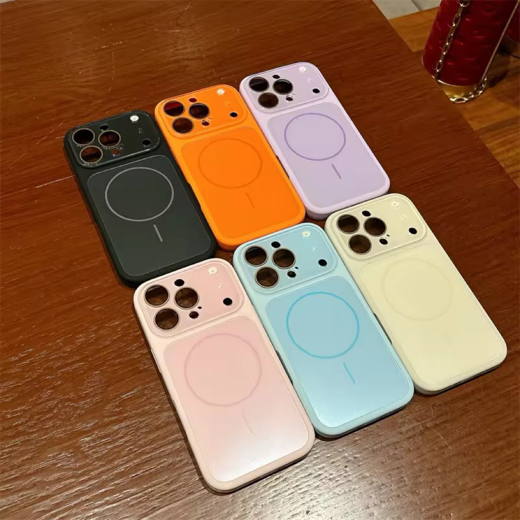 Case For Iphone 13 14 15 16 17 Pro Max Casing Pelindung Magnetic Magsafe Mewah