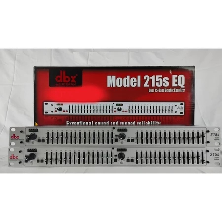 Equalizer DBX 215s ekualiser dbx 215sSilver DBX 215 S
