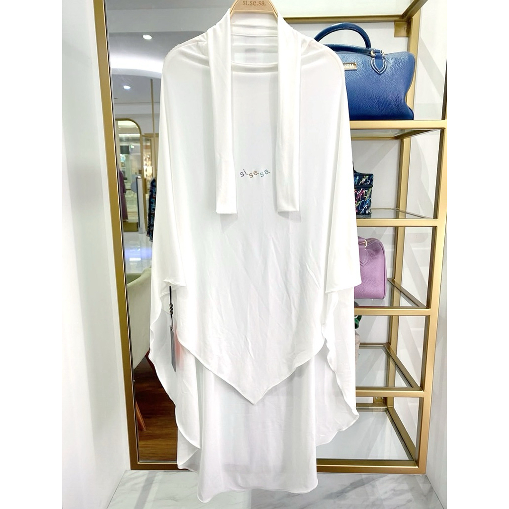 sisesa khimar FK broken white