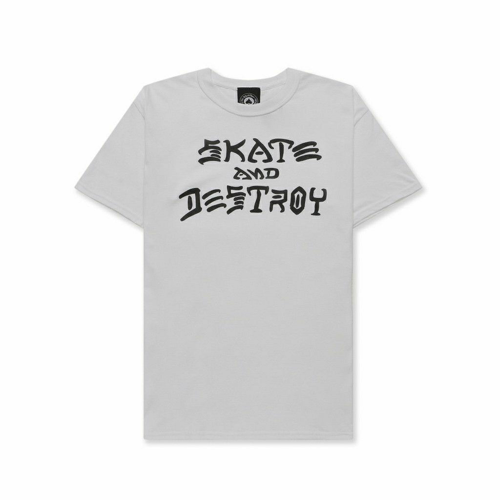 Thrasher Skate and Destroy Tshirt - White Size M Original