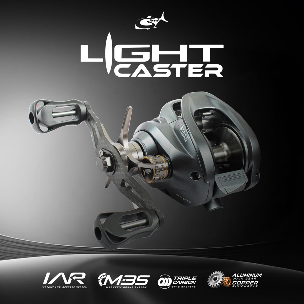 Reel BC G-Tech Light Caster 71HG | High Carbon Body MAgnetic Brake System | ARP