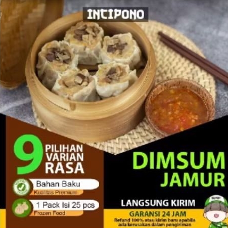 DIMSUM SIOMAY INCIPONO Frozen 1pax=isi 25 (1varian topping)