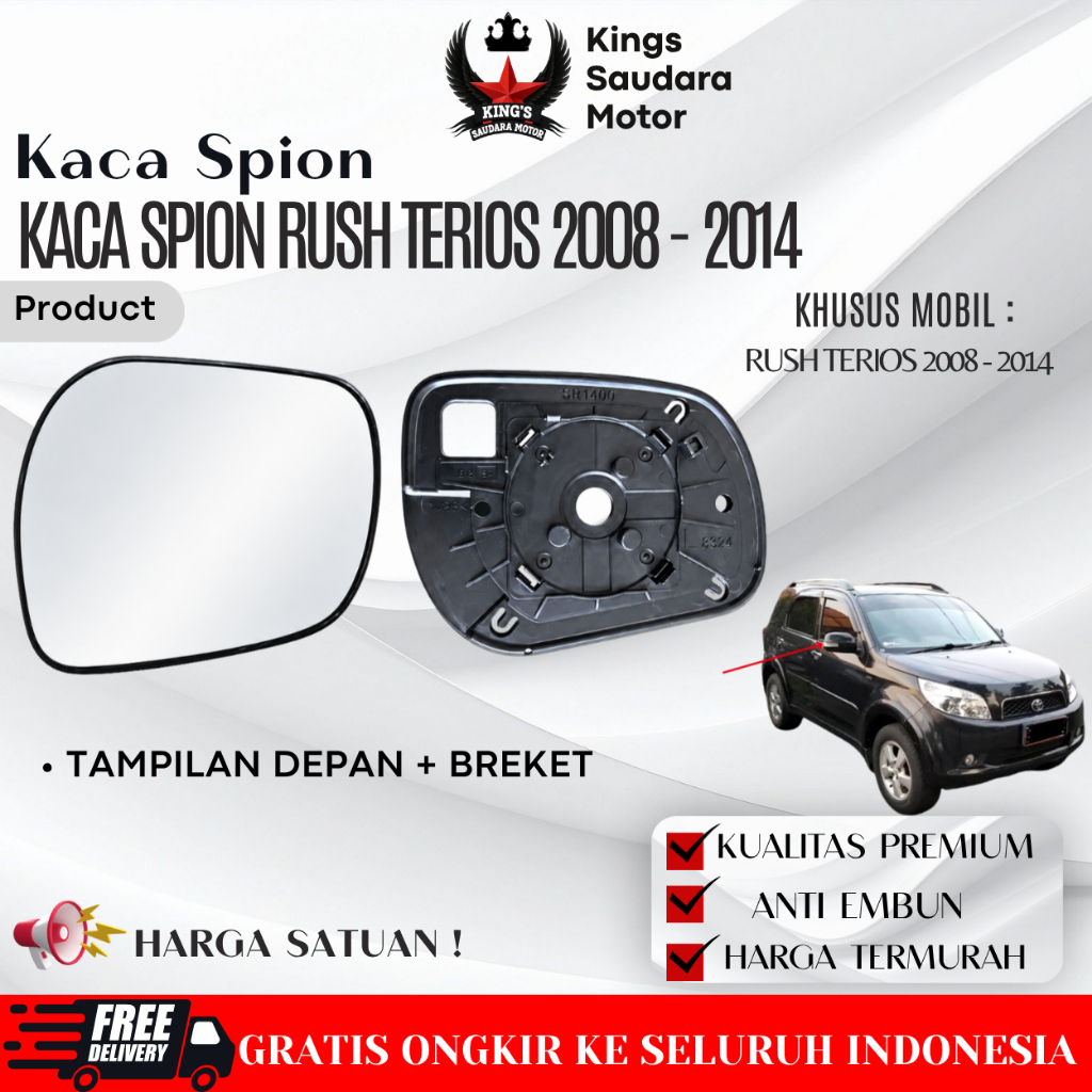 Kaca Spion Rush Terios 2008 - 2014