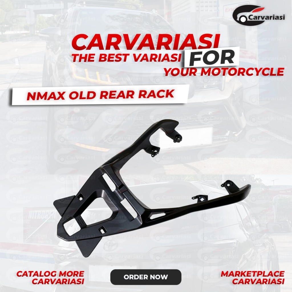 Bracket Box Sandaran Belakang Motor Locco Rear Bracket Box Aksesoris NMAX Old