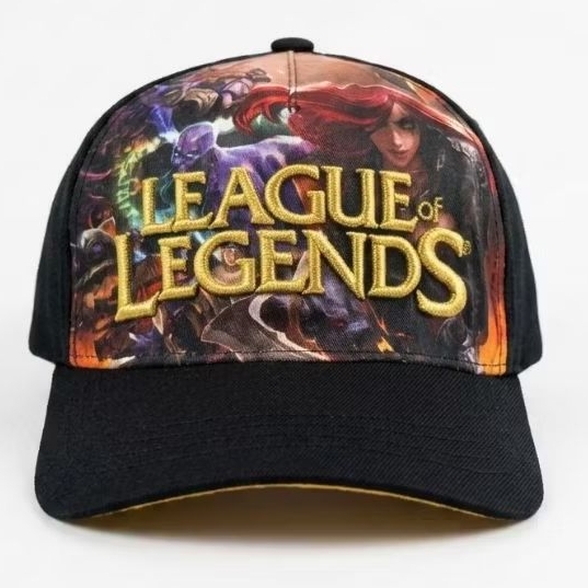 RARE COLLECTIBLE ITEM "League Of Legends Games" Caps Hat (build up size S-M/ 55-57)