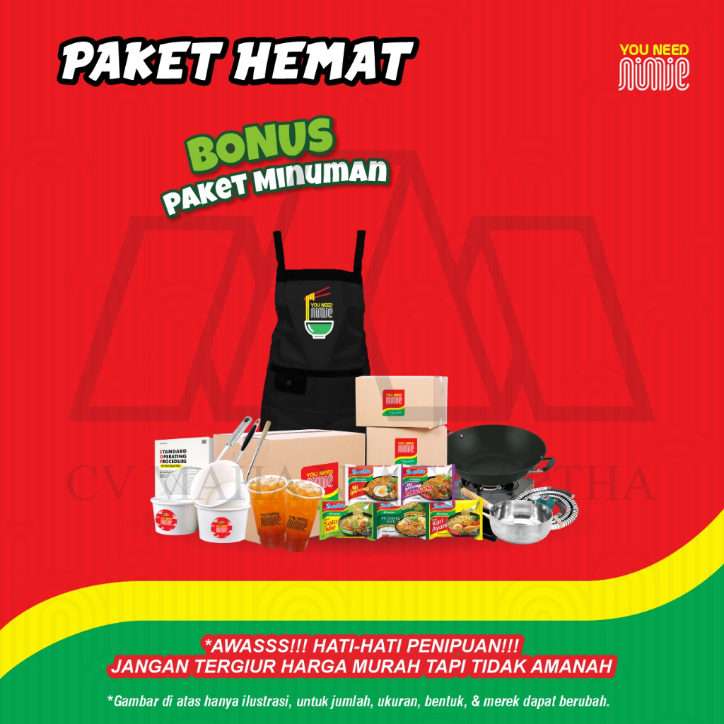 Usaha Warmindo Termurah dan Terlengkap - Paket Hemat
