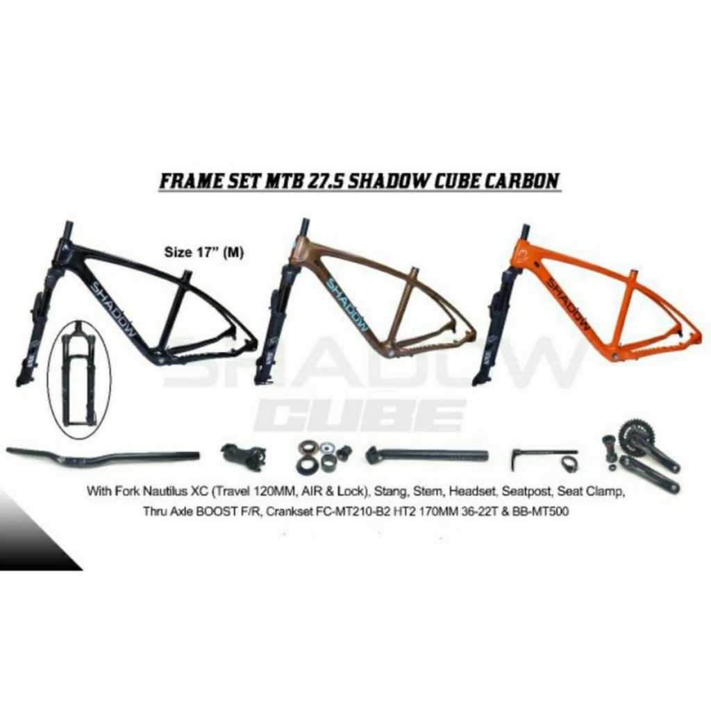Shadow Bike MTB Frame Cube Carbon 27,5 Boost
