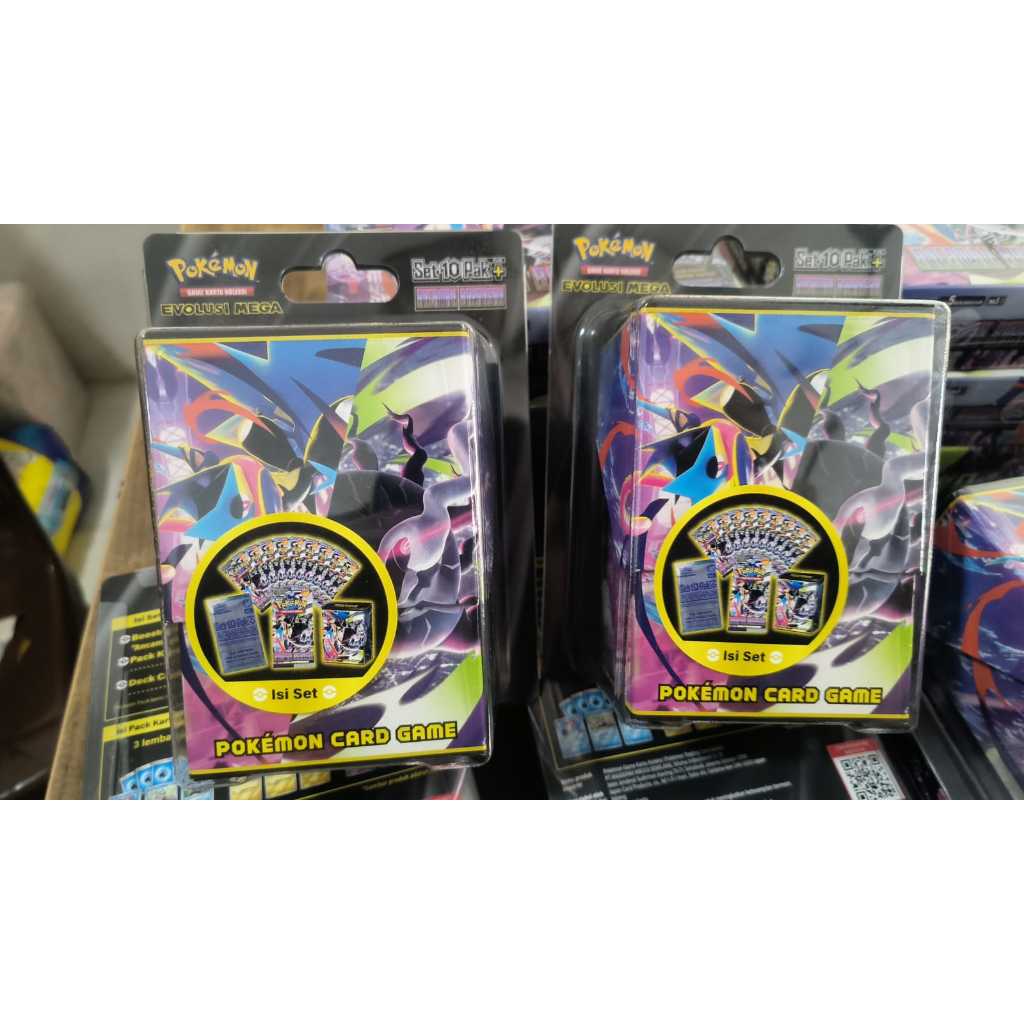 BRY STORE, BISA INSTANPokemon Evolusi Mega Set 10 Pak PLUS Ancaman Bayangan