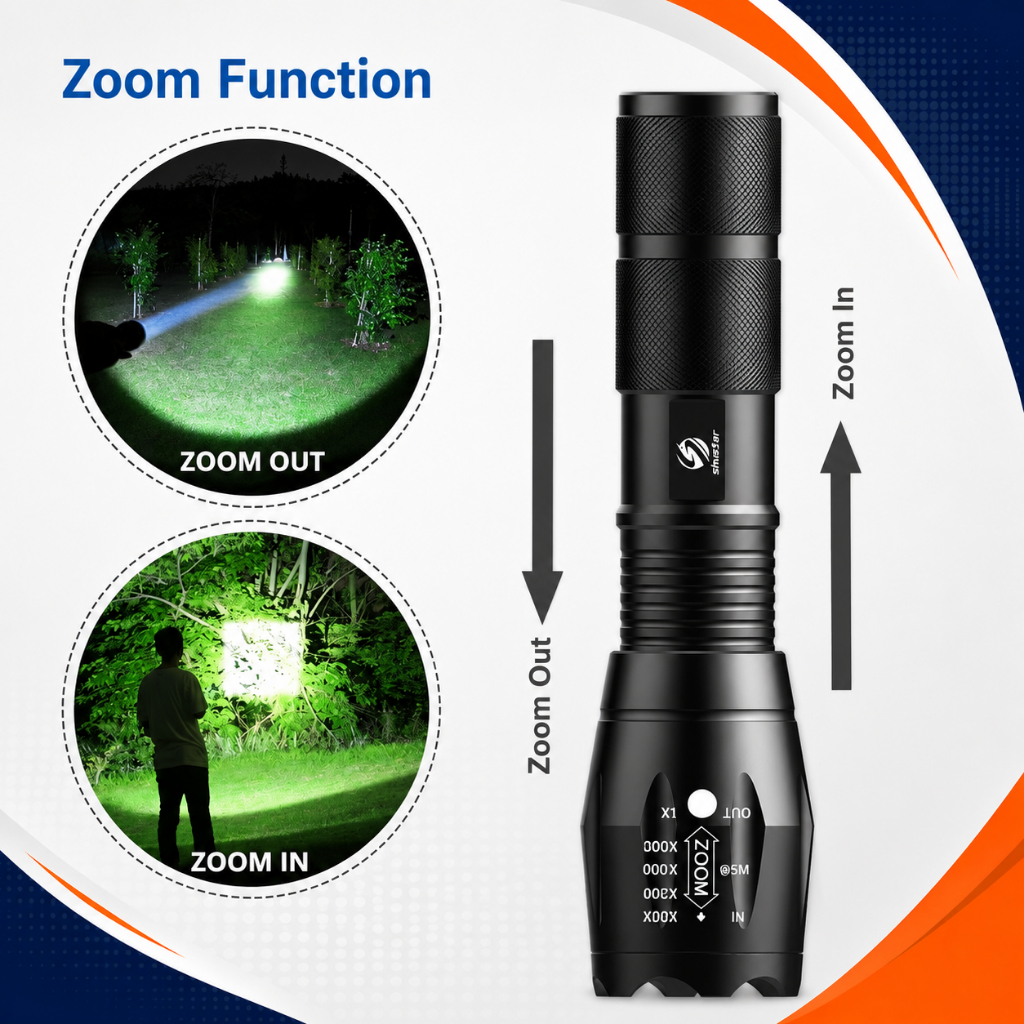 COD & READY STOK SENTER SWAT XML-T6 12000 LUMENS ORIGINAL ZOOMABLE / SENTER SWAT CAS ORIGINAL