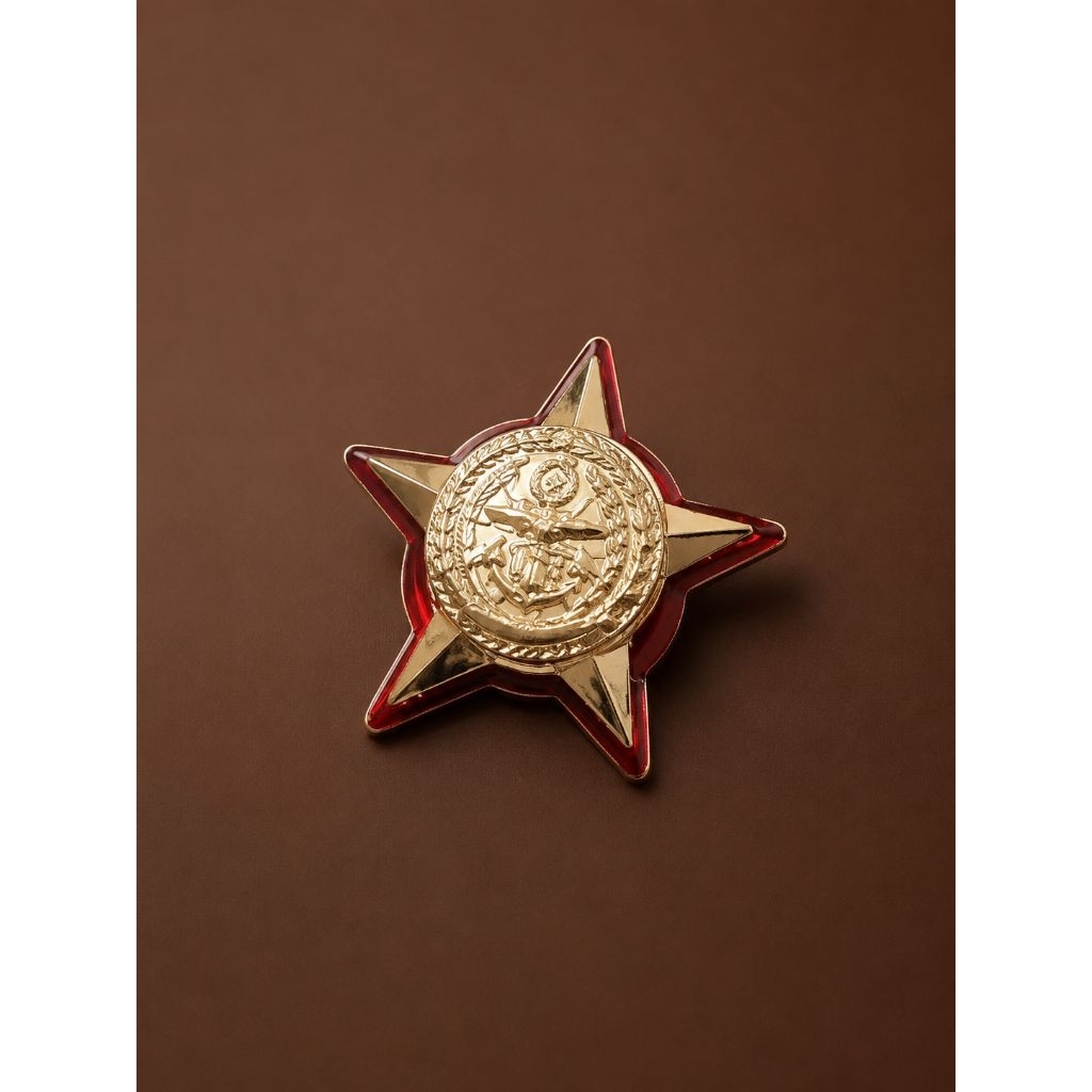 Pin Bintang Tni Tri Matra Emas