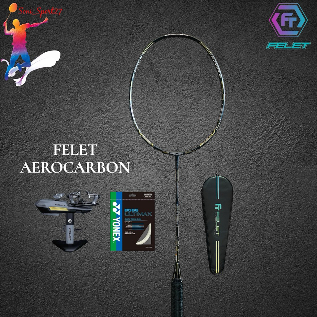 RAKET BADMINTON FELET AERO CARBON(ORIGINAL)