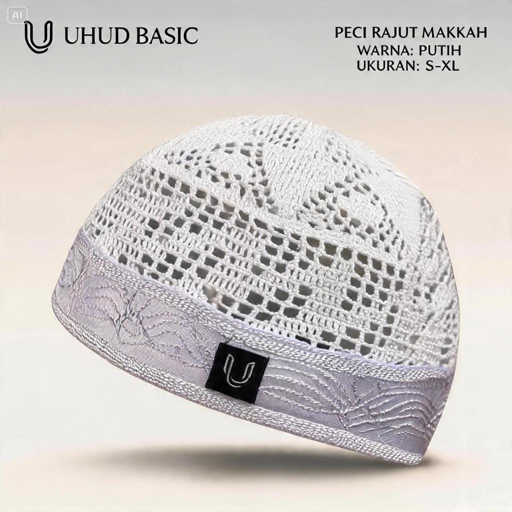 Peci rajut makkah uhud basic