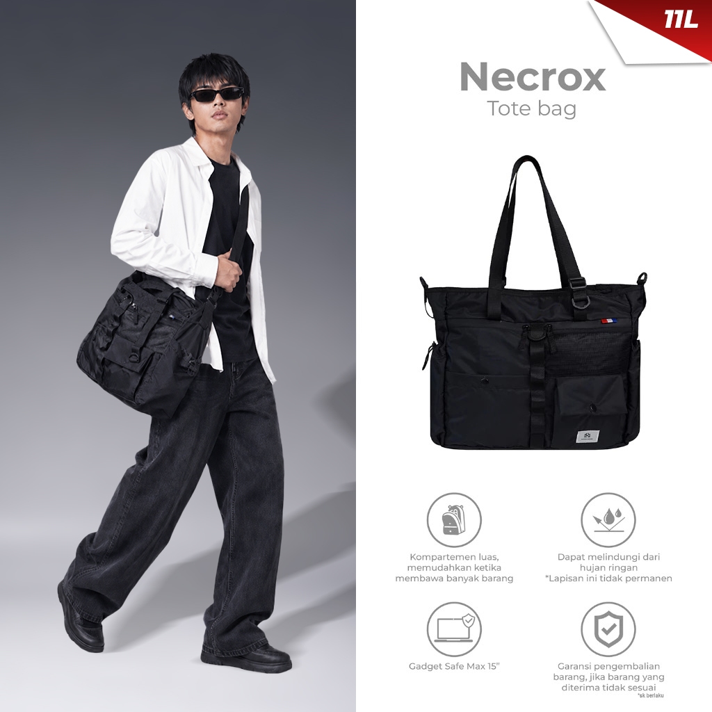 Mr Mads - Sling Bag Necrox Tas Selempang Soulder Bag tote bag Multifungsi Tas Laptop Up to 15 inch