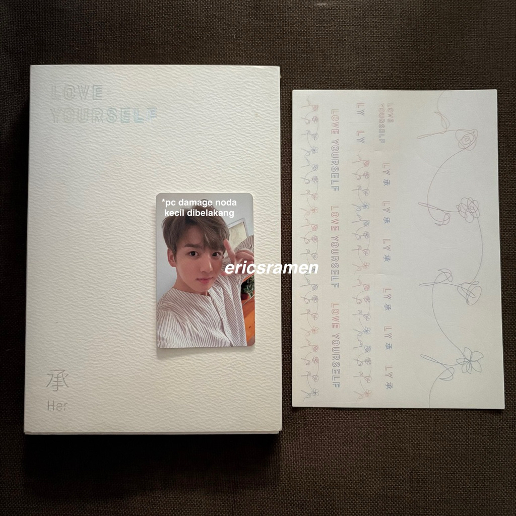 BTS Love Yourself LY Her versi L Album Fullset - PC Jungkook