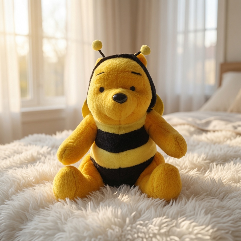 Boneka Winnie the Pooh Kostum Lebah ori MCD lucu dan menggemaskan